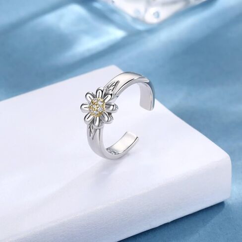 Infinity Toe Rings 925 Sterling Silver-Double Swirl Toe Ring Open Adjustable-Bohemian Summer Beach Foot Jewelry for Women in Saudi Arabia