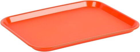 OCS Parts 14" x 18" Forest Green Food Trays | 12-Pack | Sturdy, Lightweight No Slip Plastic Food Trays for Home, Cafeteria, Restaurants, Delis, and Bakeries in Kuwait