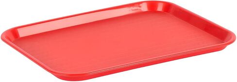 OCS Parts 14" x 18" Forest Green Food Trays | 12-Pack | Sturdy, Lightweight No Slip Plastic Food Trays for Home, Cafeteria, Restaurants, Delis, and Bakeries in Kuwait