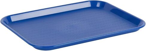 OCS Parts 14" x 18" Forest Green Food Trays | 12-Pack | Sturdy, Lightweight No Slip Plastic Food Trays for Home, Cafeteria, Restaurants, Delis, and Bakeries in Kuwait