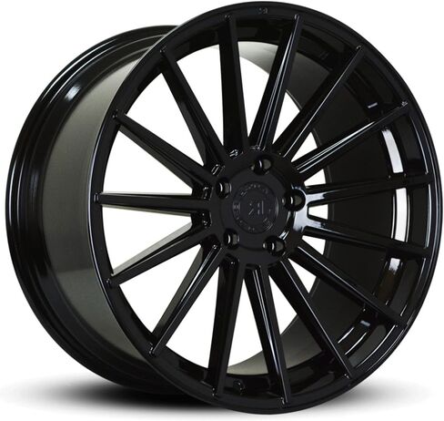 Road Force RF15 - Staggered 22 Inch Wheels (Set of 4 Rims) - Gloss Black Finish - Fits Most Sedans, Coupes, and SUVs - Concave Wheels in Saudi Arabia