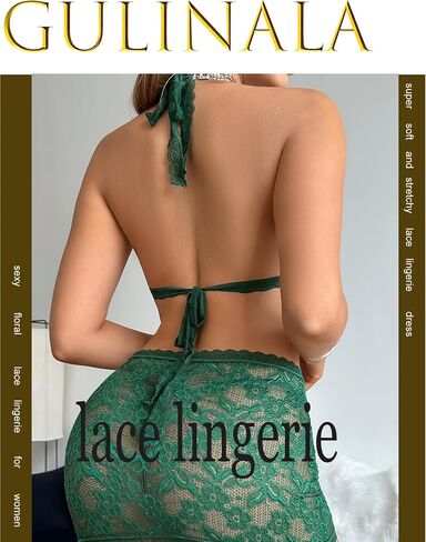 Sexy Lingerie for Women Lace Chemise Lingerie Set Babydoll Sleepwear Dress in Saudi Arabia