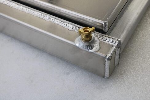 رادياتير الألومنيوم مع مجموعة ترموستات كفن كفن الكهربائية لشيف C/K/G/P Series C10 C20 K10 K20 K30 Van Blazer Pickup Suburban Truck ، GMC Jimmy 1967-1972 ، 3 صف in Kuwait