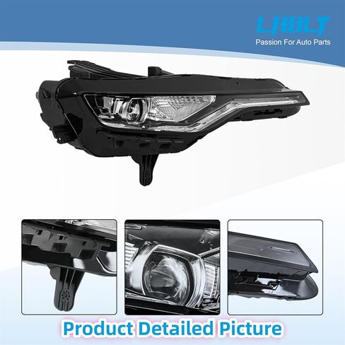 Lablt Side Side RISE RH RH Headlamp Assembly Assembly Placbly لـ Camaro SS 1SS 2SS RS 2019 2020 2021 2022 2023 2024 استبدال لـ 84756148 in Saudi Arabia