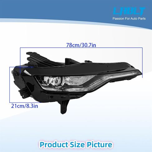 Lablt Side Side RISE RH RH Headlamp Assembly Assembly Placbly لـ Camaro SS 1SS 2SS RS 2019 2020 2021 2022 2023 2024 استبدال لـ 84756148 in Saudi Arabia