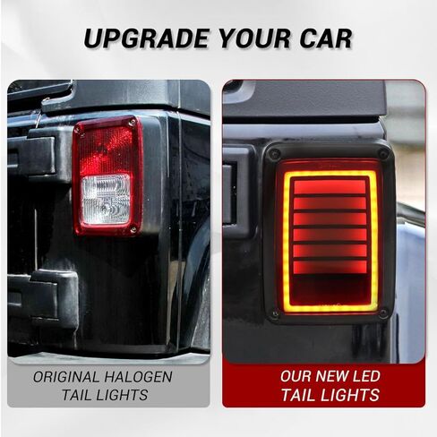 Wrangler JK Tail Light Assembly LED for JK Wrangle & Unlimited 2007-2018 (generation) in Kuwait