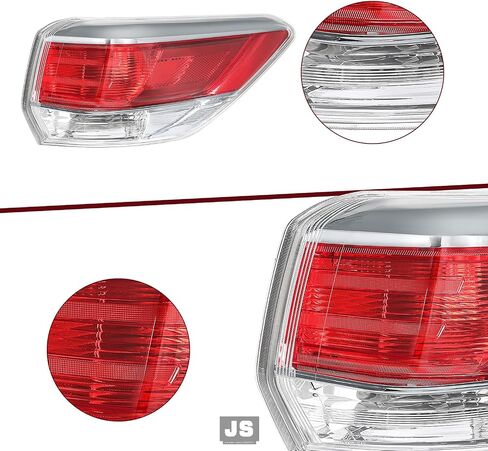 بديل لمجموعة JSBoyat الخارجي للضوء لعام 2014 2015 2016 Toyota Highlander الخلفية الخلفية ، جانب الركاب الأيمن in Kuwait