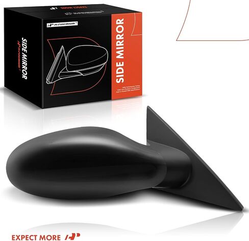 A -Premium Side Passenger Side Mirror - متوافق مع Nissan Altima 2002 2003 2004 2005 - مسخن الأسود غير السوداء الخارجي المرآة الخلفية - استبدل# 96301zb370 in Saudi Arabia