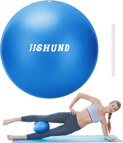 25cm Pilates Ball, 9,8 Inch Small Exercise Ball Mini Yoga Ball Gym Ball for Home Gym Pilates, Yoga, Balance, Core Training, Stability, Stretching with Inflation Straw in Kuwait