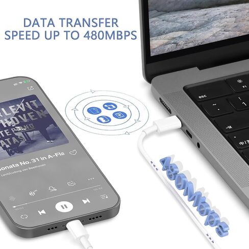 【Apple MFi Certified】Fast Charger iPhone ,Fast iPhone Charging Cord 3Pack iPhone Charger Fast Charging Plug Block 6FT USB C to Lightning Cable for iPhone 14/14 Pro Max/Plus/13 Mini/12/11/XR/XS,AirPods in Kuwait