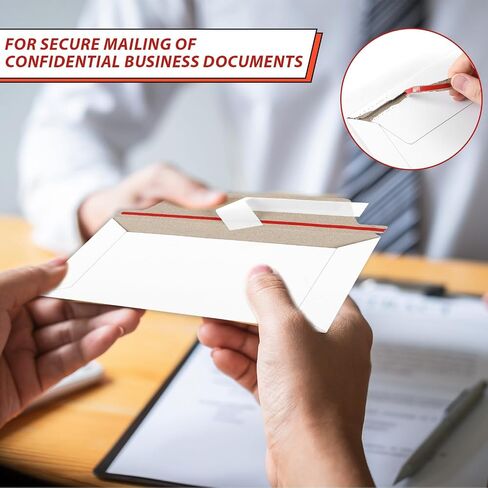 party greeting 200 Pcs 6.5 x 4.5 Rigid Mailers with Self Seal Envelopes Stay Flat Rigid Photo Mailers Sports Cards Envelopes CD Mailers Rigid Envelopes for Postcard Comic Book Card Shipping Protector in Kuwait