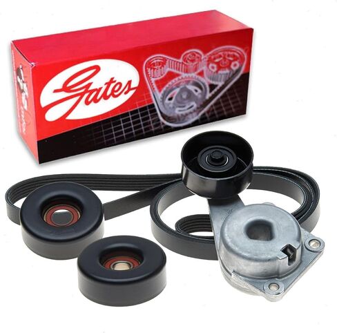 Gates Complete Serpentine Belt Drive Component Kit compatible with Ford F-150 4.6L 5.4L V8 2005-2010 in Saudi Arabia