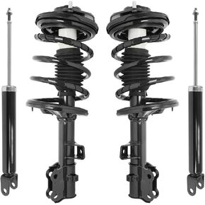 COMPLETESTRUTS - Front Complete Strut Assemblies with Coil Springs and Rear Shock Absorbers Replacement for 2006-2010 Kia Optima - Set of 4 in Saudi Arabia