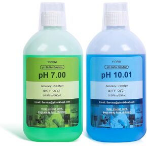 pH Calibration Solution, 4.00 7.00 & 10.01 pH Buffer Calibration Solution, Each 500mL(16.9Fl oz) pH Calibration Packets for All pH Tester, pH Buffer Solution Kit, pH Meter Calibration Solution in Kuwait