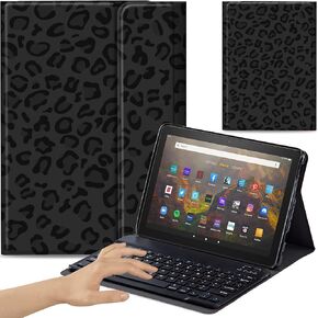 Keyboard Case for Amazon Fire Max 11 (13th Generation, 2023 Release) with Detachable Bluetooth Keyboard & Slim PU Leather Protective Cover, Sunflower in Kuwait