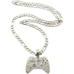 New Iced Out Game Controller Pendant 5mm/24 "VIGARO سلسلة الهيب هوب قلادة MSP379 in Kuwait