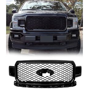 Magnetic Metallic+Black Honeycomb Front Grille Compatible with Ford F150 2018 2019 2020 Replace For JL3Z8200SL in Kuwait