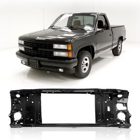 CarPartsDepot Front Radiator Support Steel Black Compatible With 1988-2000 Chevrolet & GMC Sierra C/K 1500 2500 3500 15977662 GM1225110 in Saudi Arabia