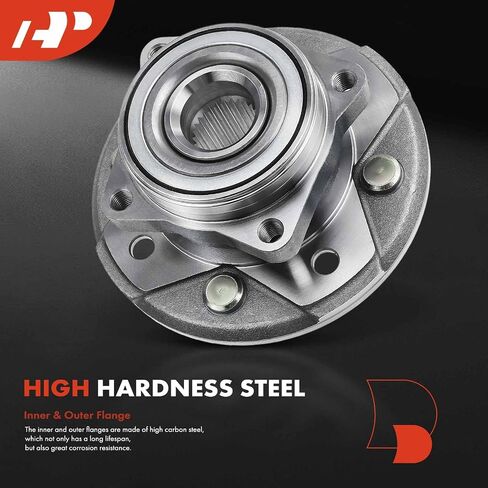A-Premium Front Wheel Bearing and Hub Assembly with 4-Lug Compatible with Honda Accord 1990-1997 & Acura CL 1997 in Saudi Arabia