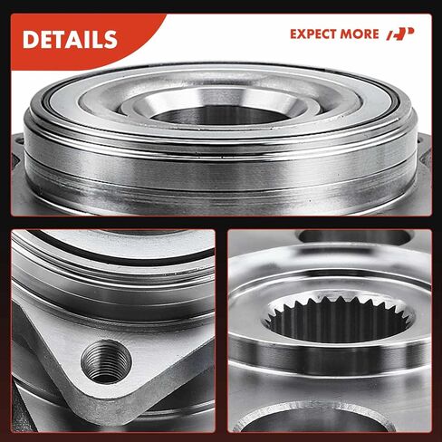A-Premium Front Wheel Bearing and Hub Assembly with 4-Lug Compatible with Honda Accord 1990-1997 & Acura CL 1997 in Saudi Arabia