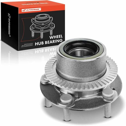 A-Premium Rear Wheel Bearing and Hub Assembly with ABS Ring & 5-Lug Compatible with Kia Sedona 2003 2004 2005, with 4-Wheel ABS in Saudi Arabia