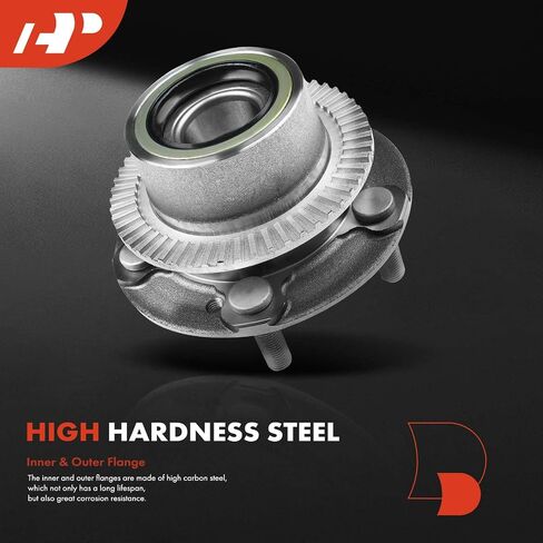 A-Premium Rear Wheel Bearing and Hub Assembly with ABS Ring & 5-Lug Compatible with Kia Sedona 2003 2004 2005, with 4-Wheel ABS in Saudi Arabia