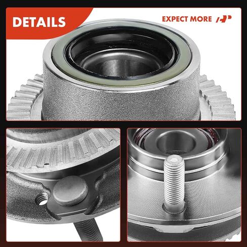 A-Premium Rear Wheel Bearing and Hub Assembly with ABS Ring & 5-Lug Compatible with Kia Sedona 2003 2004 2005, with 4-Wheel ABS in Saudi Arabia