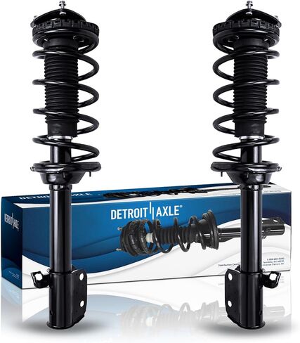 Detroit Axle - 2PC الدعامات الخلفية لـ 98-02 Subaru Forester ، 2 Struts w/Coil Spring Assembly 1998 1999 2000 2001 2002 Suspension Quick Strups struts Assembly Assembly in Saudi Arabia