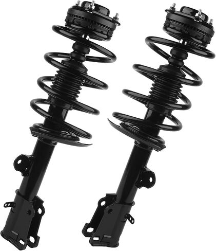KUSATEC Front Pair Complete Struts Shock Absorber fit for 2008-2016 Chrysler Town & Country, 2008-2019 Dodge Grand Caravan, 171128L 171128R Struts with Coil Spring Assemblies in Saudi Arabia