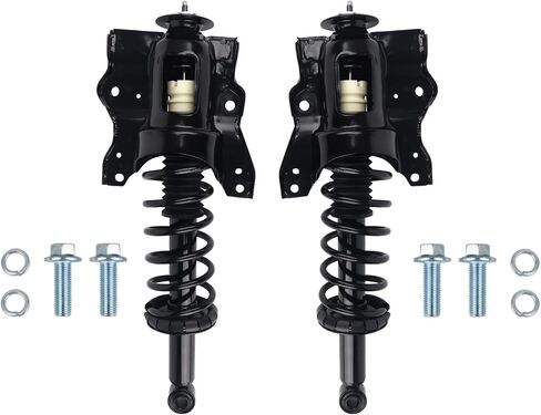 Autoround 15071 15072 Rear Complete Shock Absorber Compatible with Hyundai& Kia Sonata Optima XG350 XG300 Magentis 2000 2001 2002 2003 2004 2005 2006, Left & Right Struts with Coil Spring Assembly in Saudi Arabia
