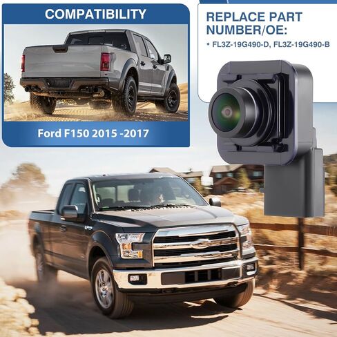 Rear View Backup Reverse Camera Fit for Ford Transit 150 250 350 350HD 2015-2017 Transit Cargo Van 2018-2019 Parking Back Up Assist Camera Replace# CK4Z19G490A CK4Z-19G490-A in Saudi Arabia