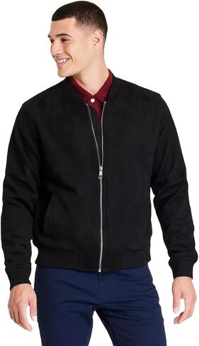 Goodfellow & Co Men's Faux Suede Bomber Jacket - in Kuwait