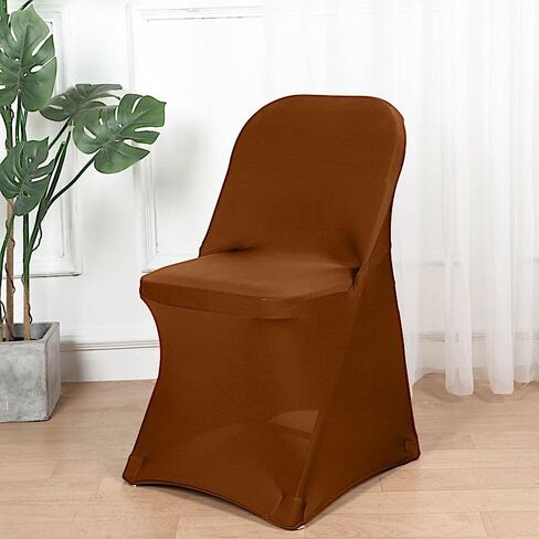 50 Hunter Green Spandex Stretchable Folding Chair Covers Party Wedding Linens Decorations Dining Ceremony Reception Supplies Fit Durable Washable Reusable Elastic Slipcovers Chairs Reception Supplies in Saudi Arabia