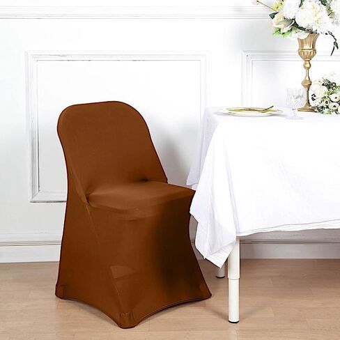50 Hunter Green Spandex Stretchable Folding Chair Covers Party Wedding Linens Decorations Dining Ceremony Reception Supplies Fit Durable Washable Reusable Elastic Slipcovers Chairs Reception Supplies in Saudi Arabia