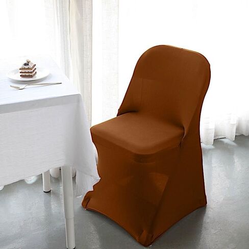 50 Hunter Green Spandex Stretchable Folding Chair Covers Party Wedding Linens Decorations Dining Ceremony Reception Supplies Fit Durable Washable Reusable Elastic Slipcovers Chairs Reception Supplies in Saudi Arabia