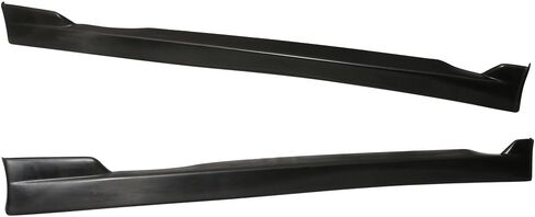 Side Skirts Compatible with 1996-2000 Honda Civic, CS Style Black PU Sideskirt Rocker Moulding Air Dam Chin Diffuser Bumper Lip Splitter by IKON MOTORSPORTS, 1997 1998 1999 in Saudi Arabia