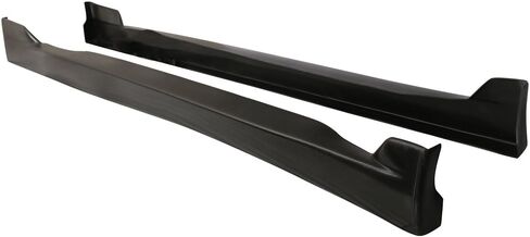 Side Skirts Compatible with 1996-2000 Honda Civic, CS Style Black PU Sideskirt Rocker Moulding Air Dam Chin Diffuser Bumper Lip Splitter by IKON MOTORSPORTS, 1997 1998 1999 in Saudi Arabia