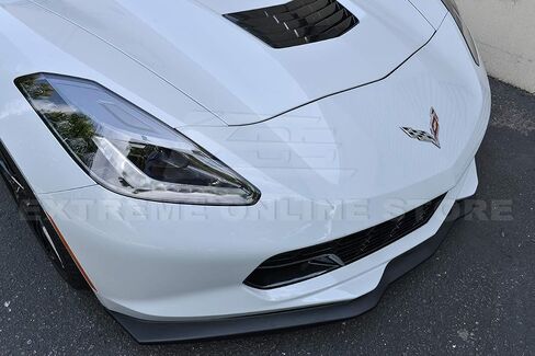 لعام 2014-2019 شيفروليه كورفيت C7 | Z06 Z07 Stage 2 Style ABS البلاستيك مطلي بالكربون الكربون فلاش الصمام الأمامي السفلي in Saudi Arabia