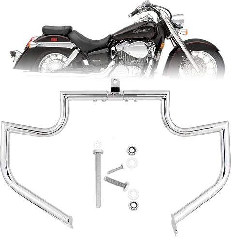 بار تحطم مروحية بار حارس الطريق السريع لهوندا 750 VT750C VT400 Shadow Aero Phantom Spirit (Black) in Kuwait