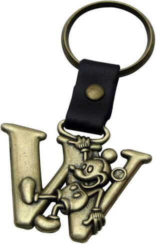 Mickey Mouse Letter W Brass Key Chain in Saudi Arabia