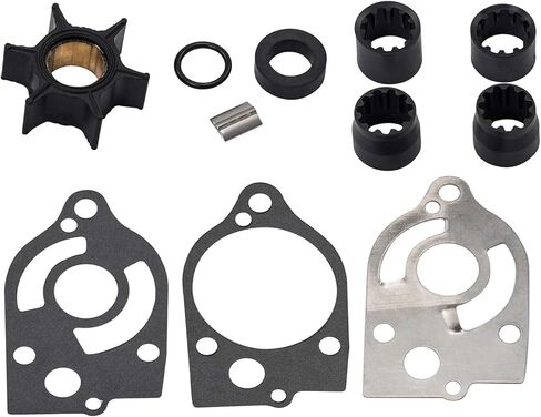 47-89983Q1 Water Pump Impeller Repair Kit for Mercury and Mariner Outboard 30 35 40 45 50 60 65 70 HP Boat Motor Engine Parts Jet Drive Replacement Sierra 18-3207 89983T2 89983T1 in Saudi Arabia