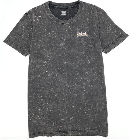 Victoria's Secret Pink Campus Cotton Boyfriend Tee Rainbow Dog Logo Oversized O/S in Saudi Arabia