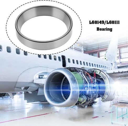 2pcs L68149/L68111 مخروطات المحامل 1.3775x0.6250x2.3612 "للمعدات الصناعية والسيارة الآلية in Kuwait