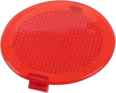 Tbest Round Red Door Reflector Lens,Interior Front Door Trim Reflector Lens 22612756 Inside Door Red Reflector for 1999 to 2005 in Saudi Arabia