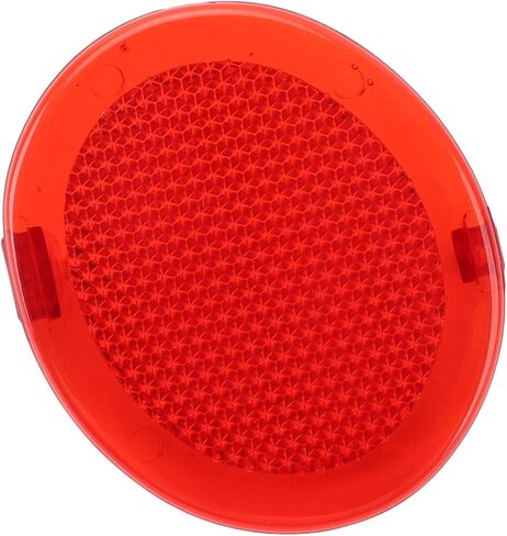 Tbest Round Red Door Reflector Lens,Interior Front Door Trim Reflector Lens 22612756 Inside Door Red Reflector for 1999 to 2005 in Saudi Arabia
