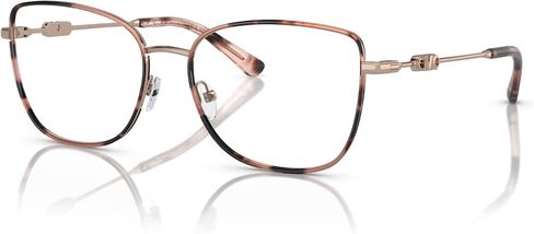 Michael Kors MK3065J Empire Square 3 Prescription Eyewear Frames ، Rose Gold/Pink Tortoise/Demo Lens ، 54 mm in Saudi Arabia
