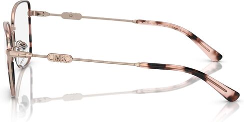 Michael Kors MK3065J Empire Square 3 Prescription Eyewear Frames ، Rose Gold/Pink Tortoise/Demo Lens ، 54 mm in Saudi Arabia
