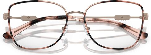 Michael Kors MK3065J Empire Square 3 Prescription Eyewear Frames ، Rose Gold/Pink Tortoise/Demo Lens ، 54 mm in Saudi Arabia