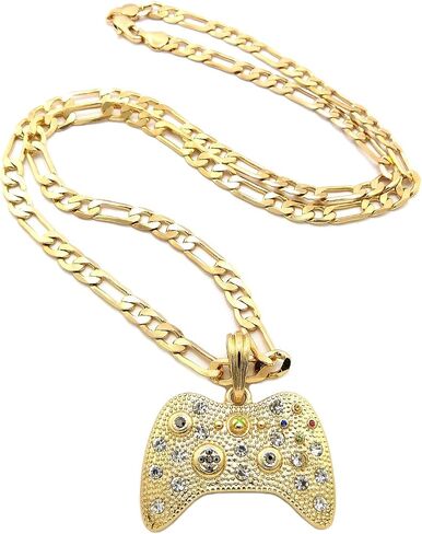 New Iced Out Game Controller Pendant 5mm/24 "VIGARO سلسلة الهيب هوب قلادة MSP379 in Kuwait