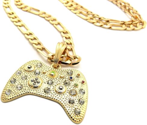 New Iced Out Game Controller Pendant 5mm/24 "VIGARO سلسلة الهيب هوب قلادة MSP379 in Kuwait